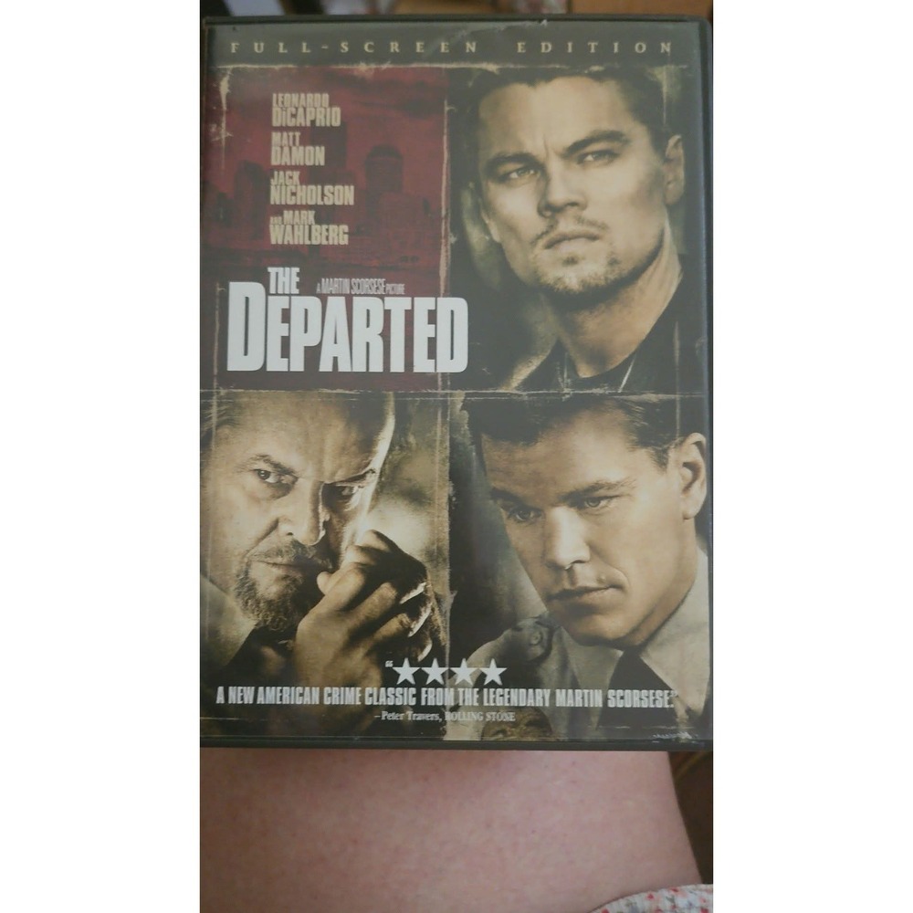 The Departed DVD Full Screen Ed Martin Scorsese Leonardo DiCaprio Matt Damon